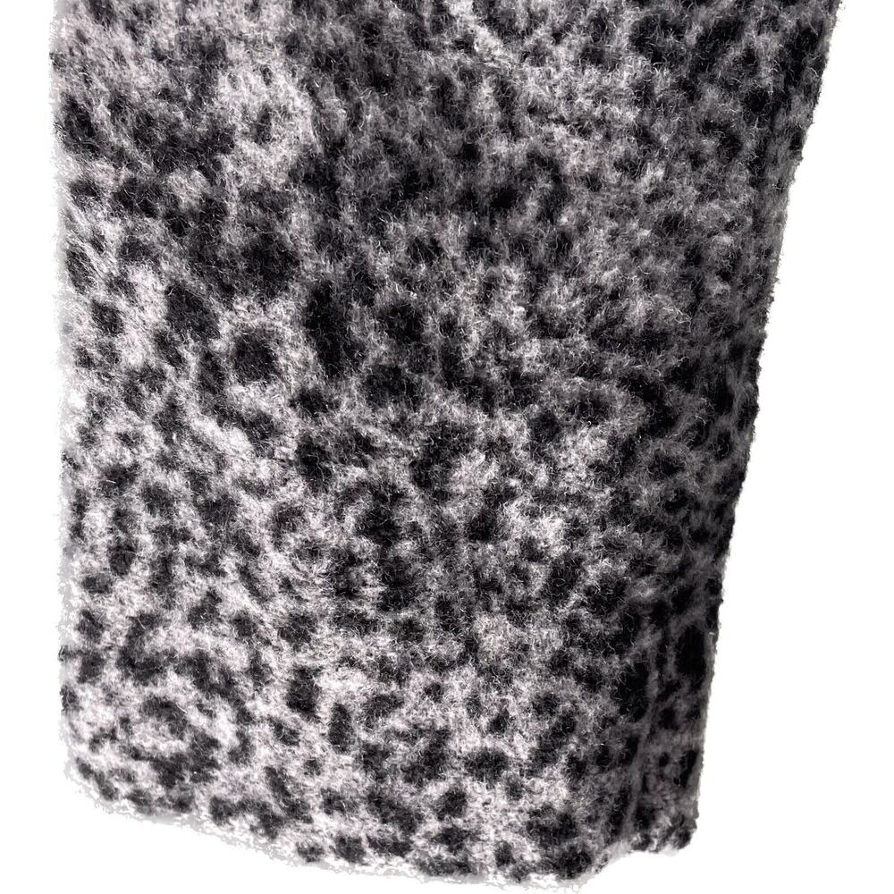 ASTR Black Gray Leopard Print Blazer Jacket Breasted Sz XS - Picture 3 of 9